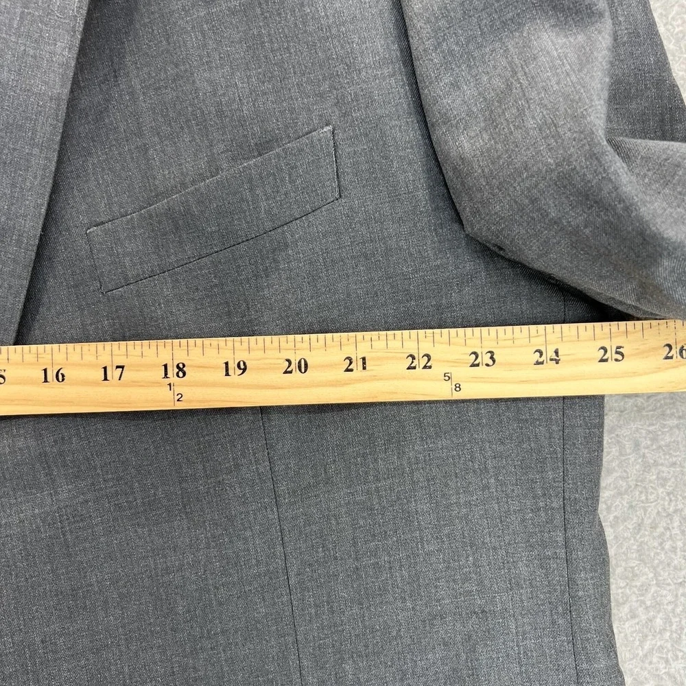 Lauren Ralph Lauren Men's 50L Gray Suit Jacket Blazer Wool Blend Big & Tall‎